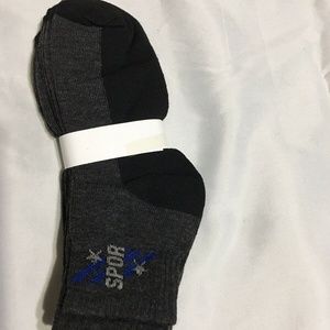 Men Sports Ankle Crew Socks 5 pairs